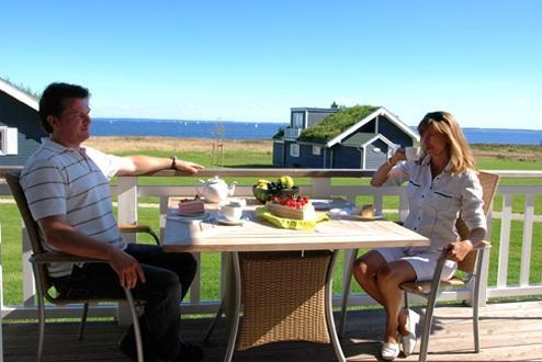 Terras bij accomodatie