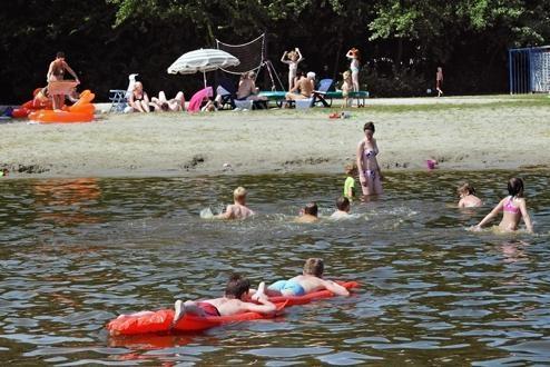 Zwemmen in het water