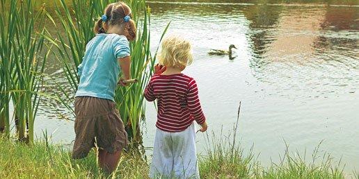 Spelen bij het water