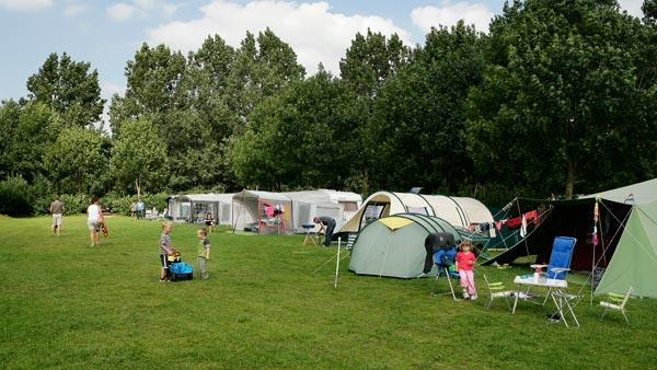 Overzicht campeerveld