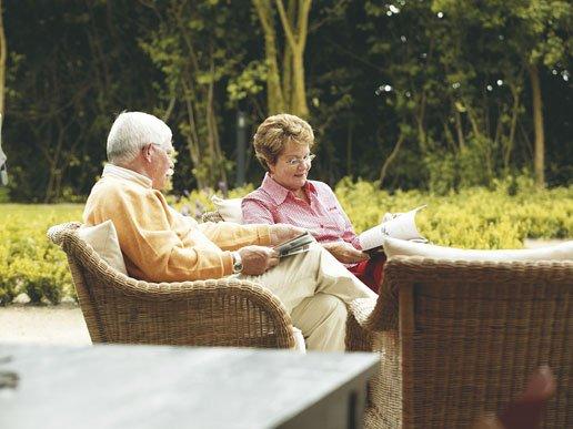 Lezen bij het huisje