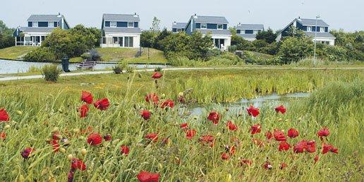 Sfeer huisjes aan het water