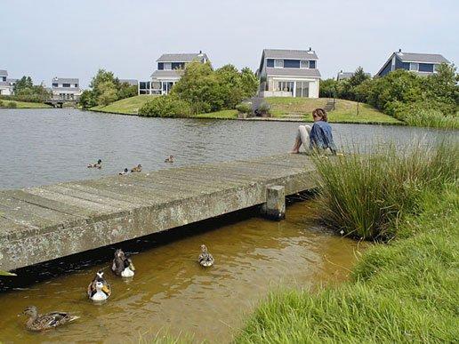 Huisjes aan het water