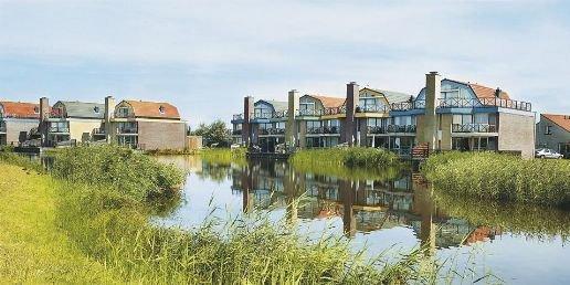 Huisjes aan het water