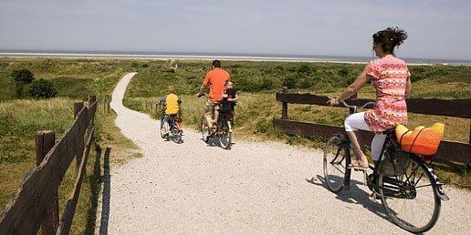 Lekker een stukje fietsen door de duinen