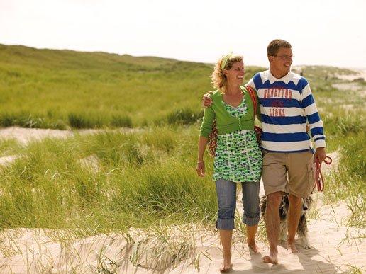 Wandelen door de duinen